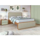 Cama Casal 207x151cm Loop Amendoa/Boucle Salvia